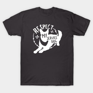 Respect My Service Dog T-Shirt